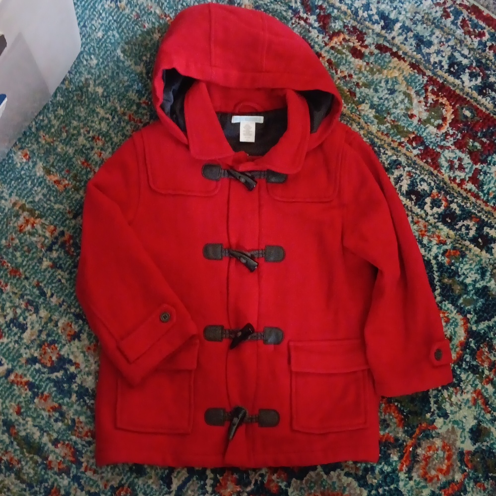 Janie and Jack wool coat with hood